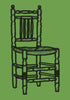 Chair Line Art Embroidery Design