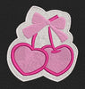 Heartberry Pink & White Embroidery Design