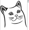 Cat I Embroidery Design