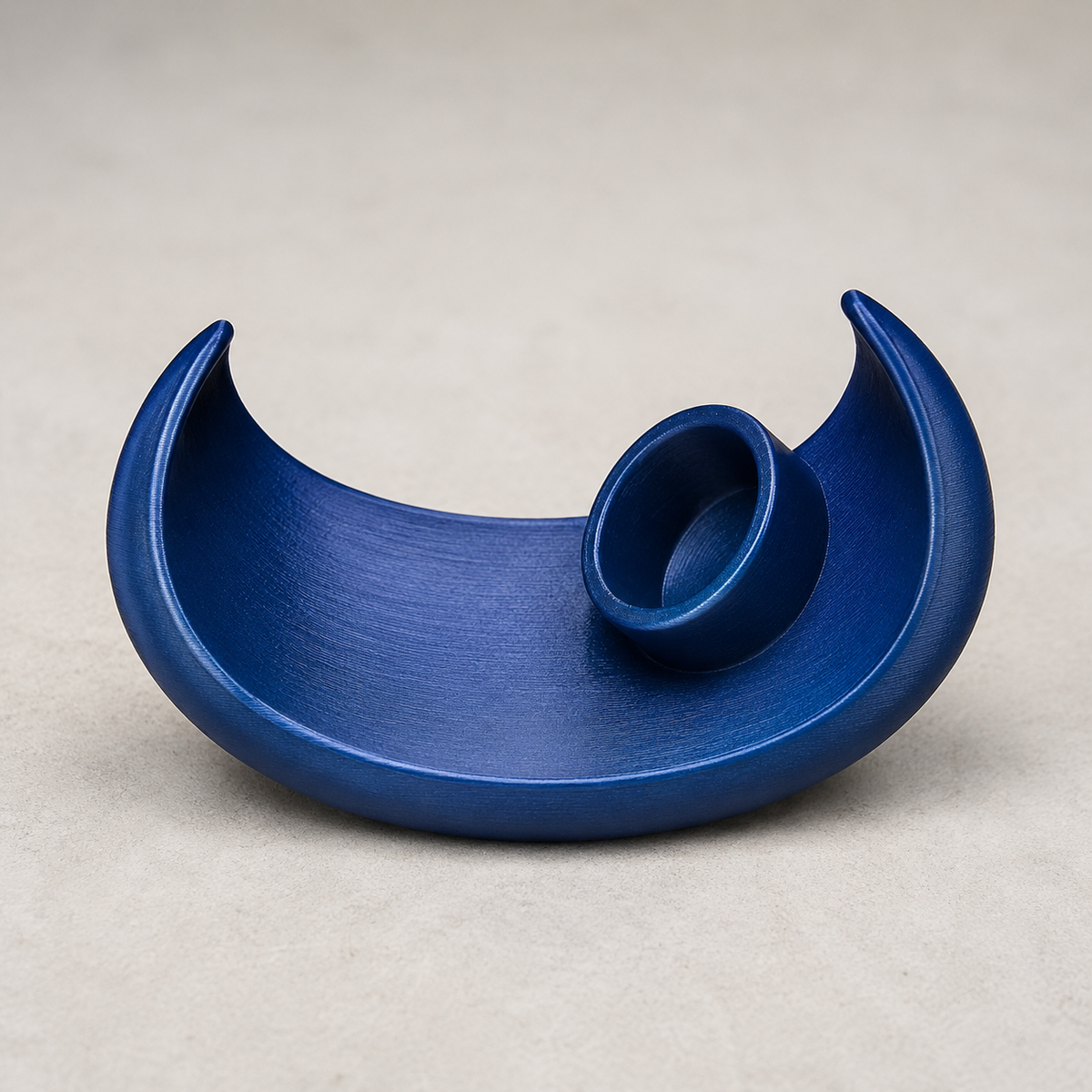 Mirrored Crescent Moon Decor Print STL File
