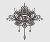 Eye Embroidery Design