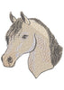 Horse Head Embroidery Design