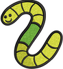 Snak Baby Embroidery Design