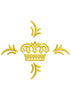 Crown Protect Embroidery Design