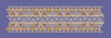 Triangular Weave Geometric Pattern Border Embroidery Design