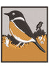 Sparrow Drawing Embroidery Design