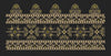 Gold And Green Geometric Endless Border Embroidery Design