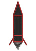 Missile Embroidery Design