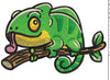 Chameleons Embroidery Design