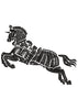 Horse Running Embroidery Design