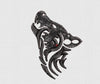 Wolf Embroidery Design