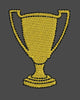 Golden Cup Embroidery Design