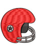 Helmet Embroidery Design