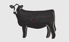 Cow Embroidery Design