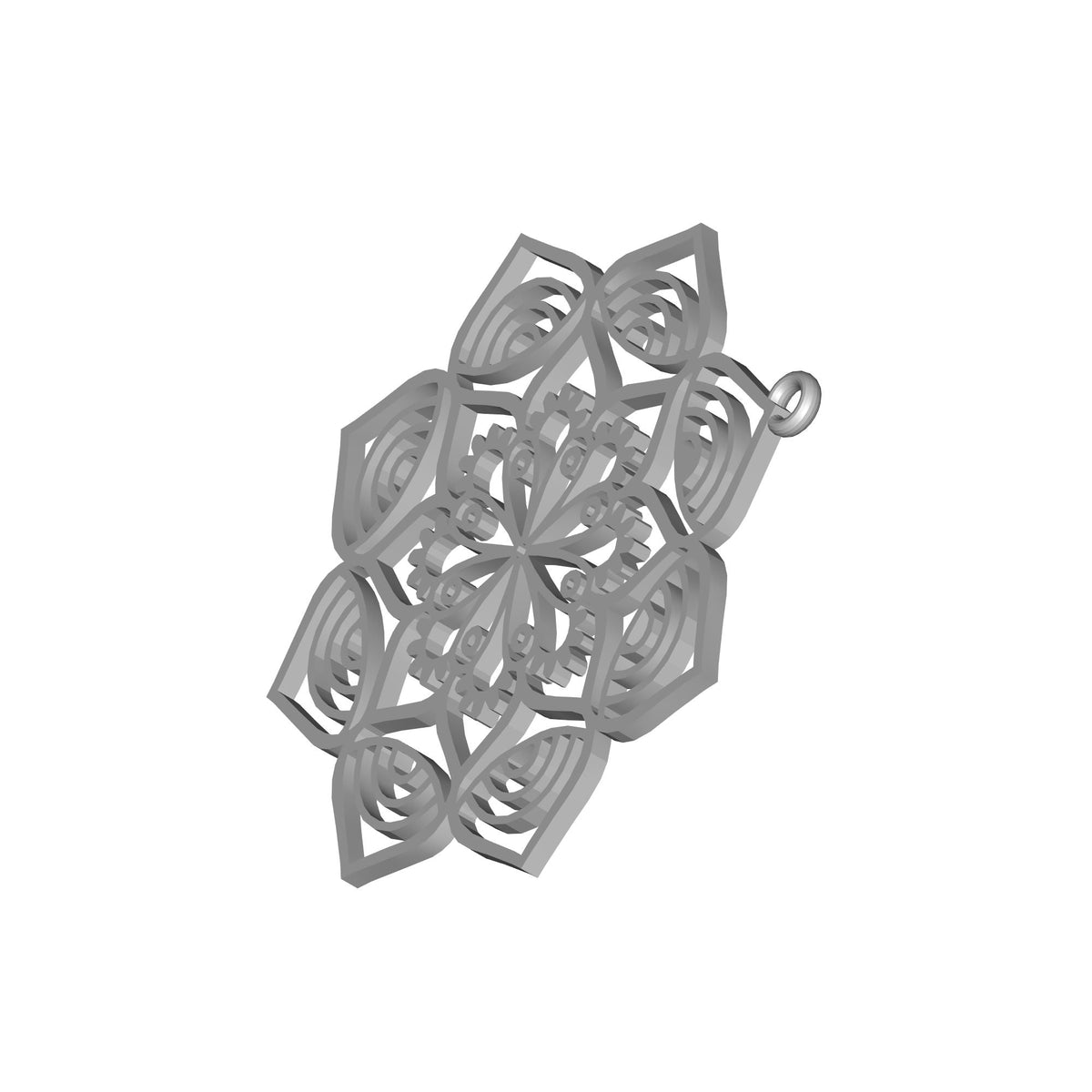 Mandala Earrings Print STL File