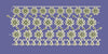 Floral Cascade Botanical Pattern Border Embroidery Design