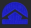 Neon Apex Crescent Embroidery Design