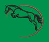 Equine Arc Leap Embroidery Design