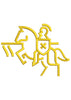 Warrior Rider Embroidery Design