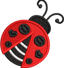 Ladybird Embroidery Design