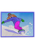Snowboard Embroidery Design