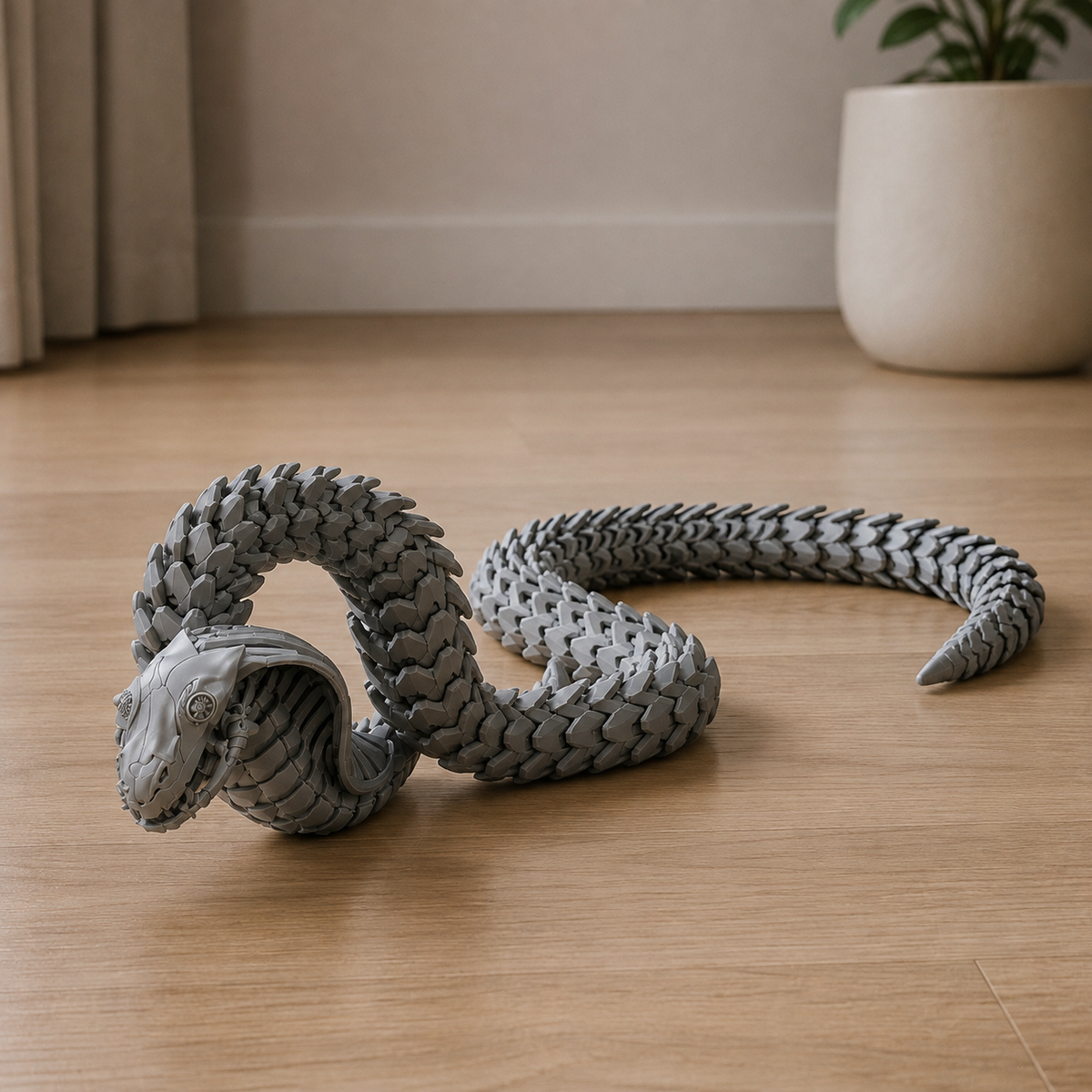 Articulated Flexible Cobra Print STL File