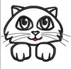Cat Embroidery Design