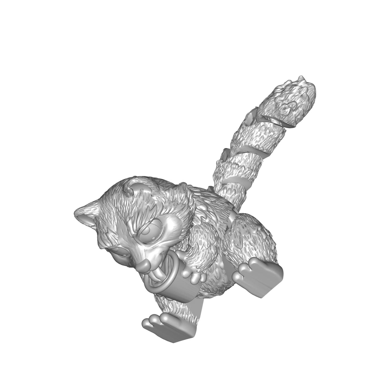 Fred the Raccoon Figurine Print STL File