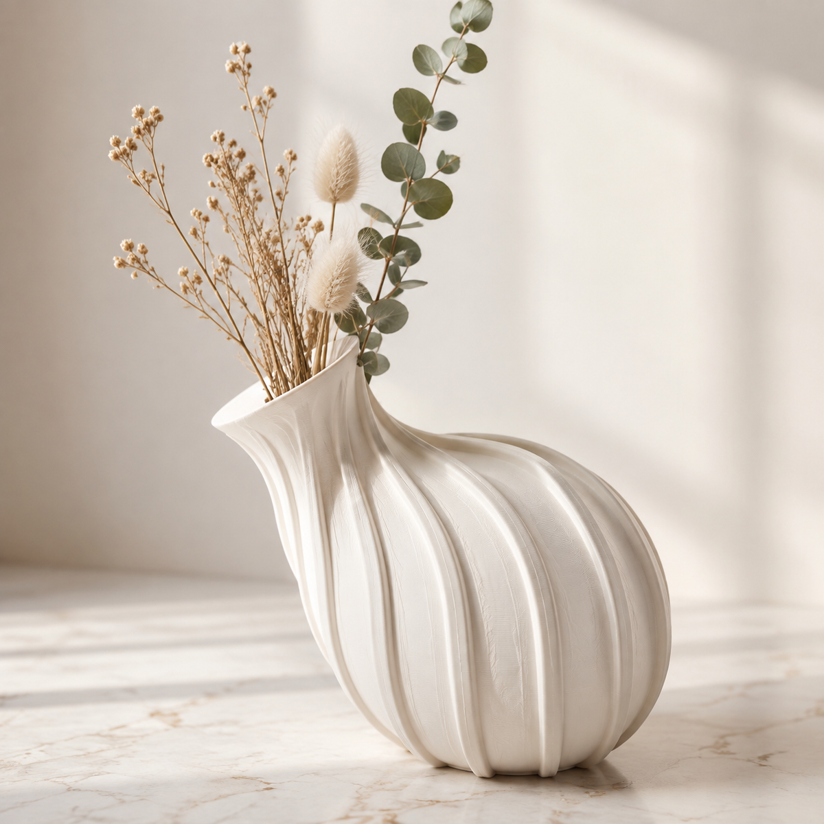 Spiral Decorative Vase Print STL File