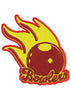 Fire Ball Embroidery Design