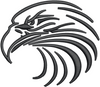 Eagle Face Embroidery Design