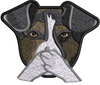 Dog Face Embroidery Design