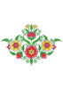 Flower Rank Embroidery Design