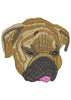 Dog Head Embroidery Design