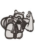 Bear Water Embroidery Design
