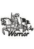 Worrior Embroidery Design