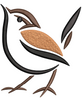 Sparrow Embroidery Design