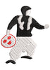 Mask Man Embroidery Design