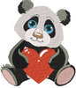 Panda Embroidery Design