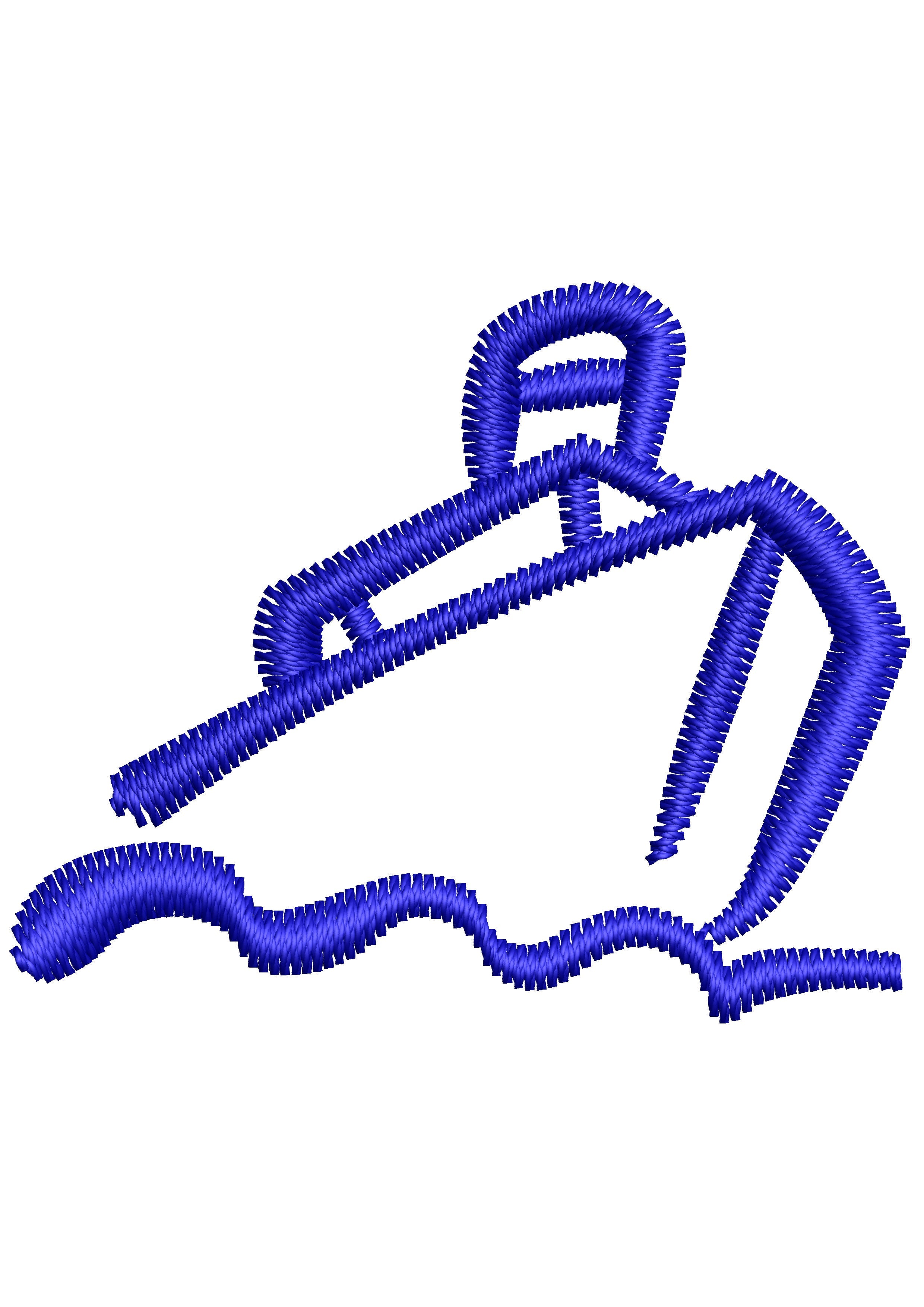Boat Embroidery Design