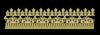 Paisley Gold Traditional Ornamental Border Embroidery Design