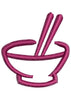 Rice Bowl Embroidery Design