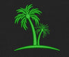 Green Palm Trees Embroidery Design