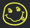 Stylized Smily Face Embroidery Design