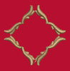 Diamond Decorative Frame Embroidery Design