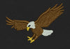 Eagle Flight Brown Embroidery Design