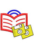 Camera Book Embroidery Design