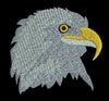 Bald Eagle Profile Mascot Embroidery Design