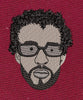 Bearded Portrait Black & Beige Embroidery Design