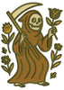 Ghost Love Embroidery Design